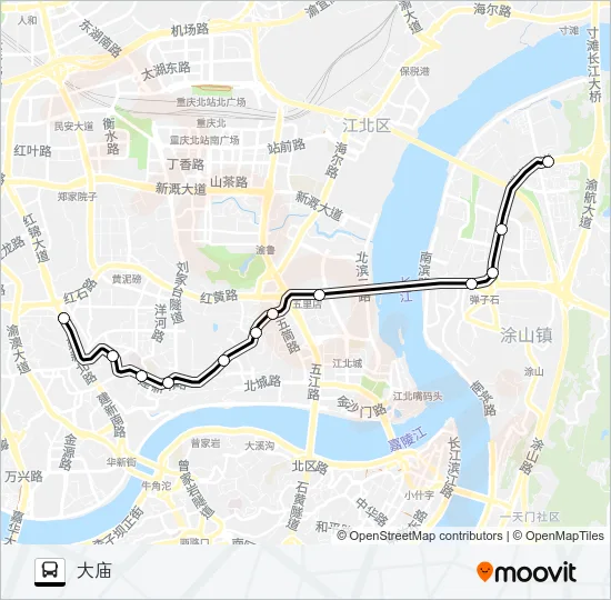 163路 Bus Line Map