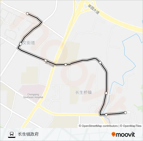 公交172路的线路图