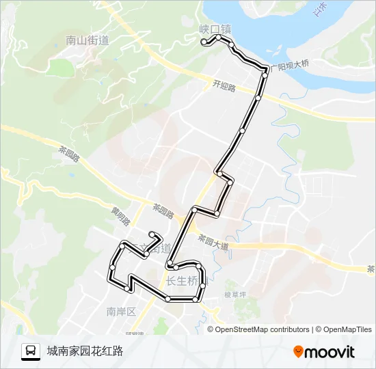 176路 Bus Line Map