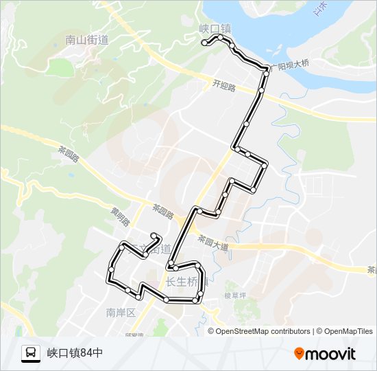 公交176路的线路图