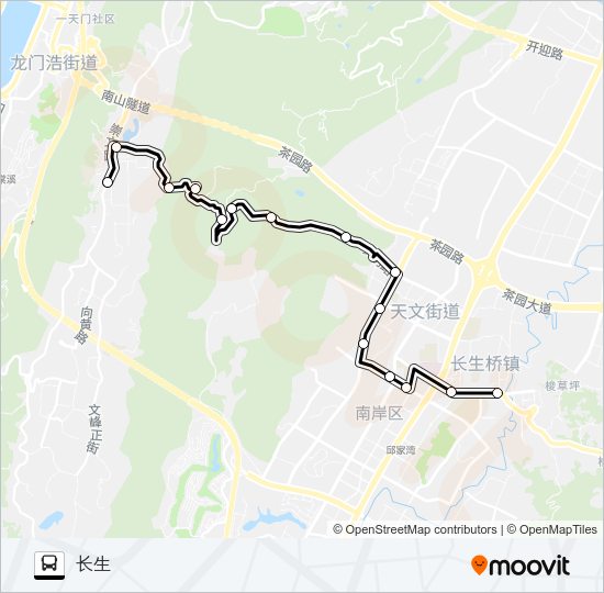 公交177路的线路图