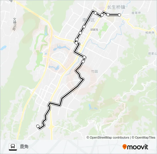 180路 Bus Line Map