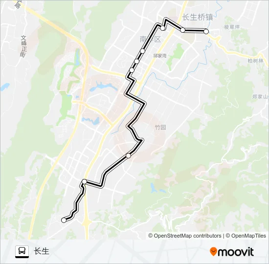 180路 Bus Line Map