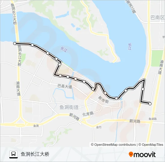185路 Bus Line Map