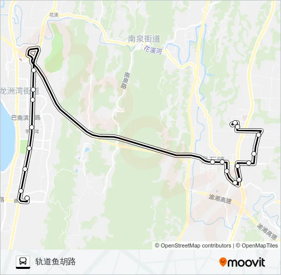186路 Bus Line Map