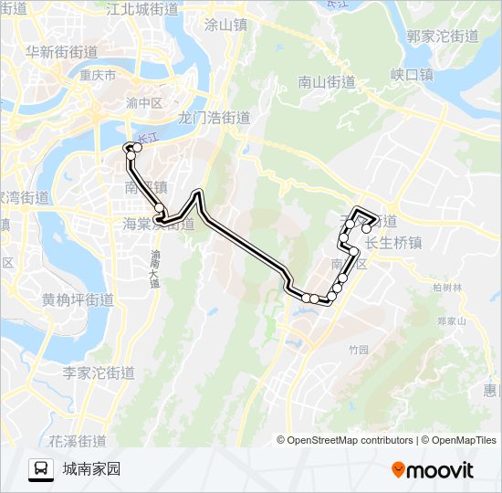 公交188路的线路图