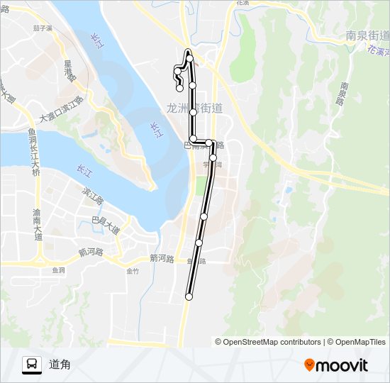公交189路的线路图