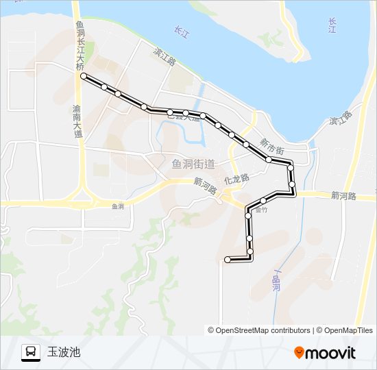 公交192路的线路图