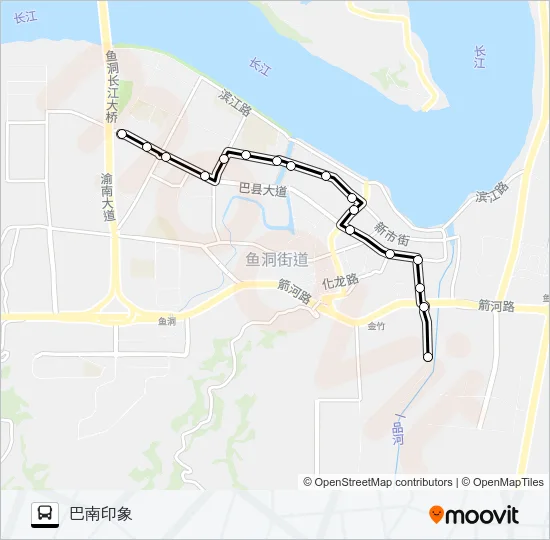 193路 Bus Line Map
