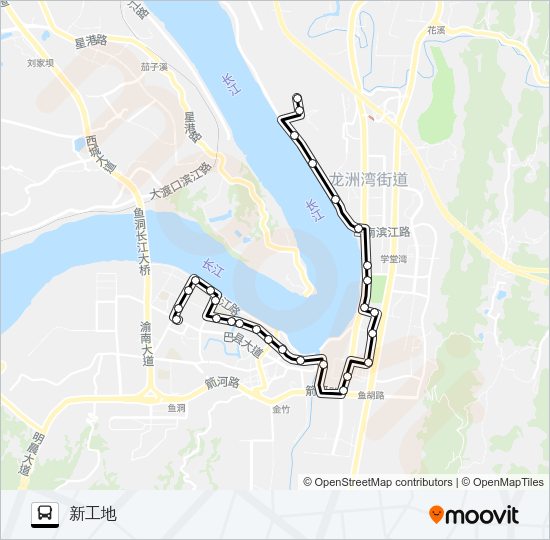 公交194路的线路图