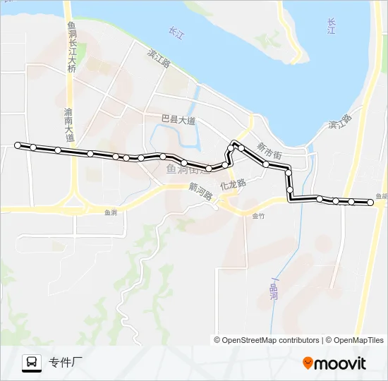 195路 Bus Line Map