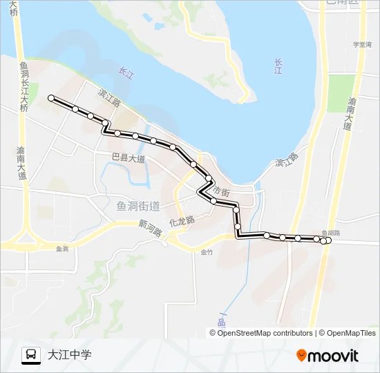 196路 Bus Line Map