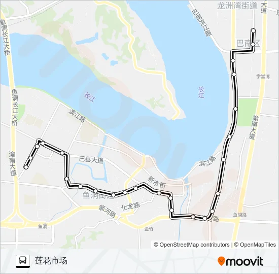 197路 Bus Line Map