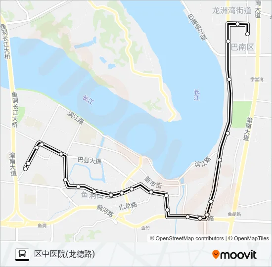 197路 Bus Line Map