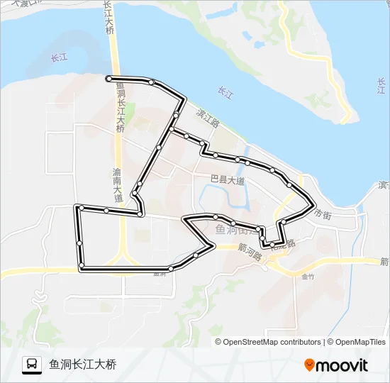 190路内环 Bus Line Map