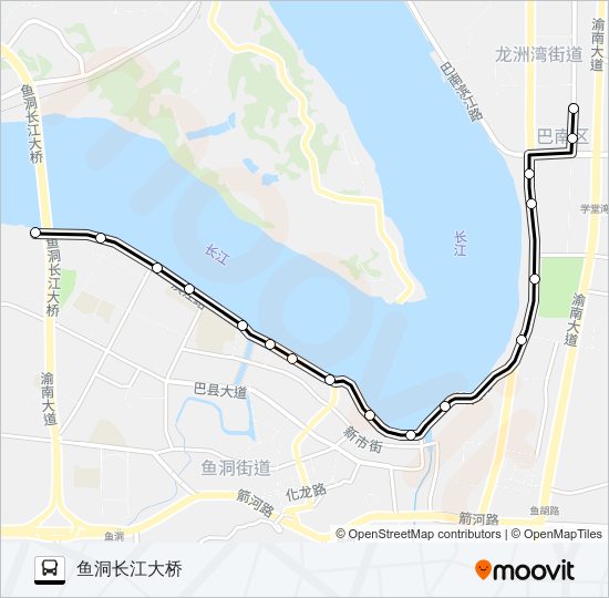 191全滨线 bus Line Map