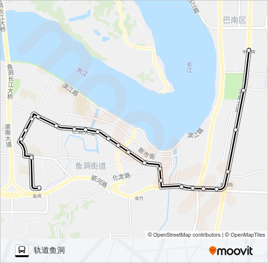198路内环 Bus Line Map