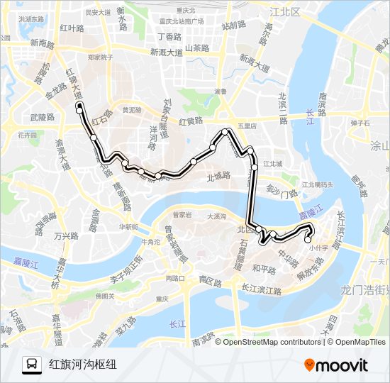 0135路夜班 Bus Line Map
