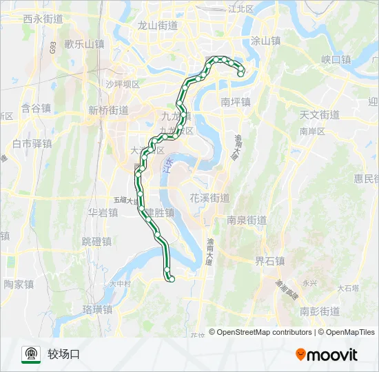2号线 Metro Line Map