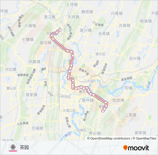 6号线 Metro Line Map