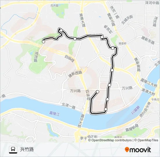 公交631路的线路图
