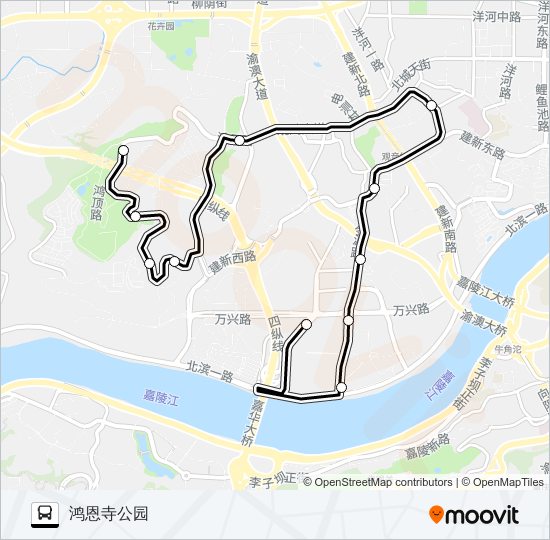 公交631路的线路图