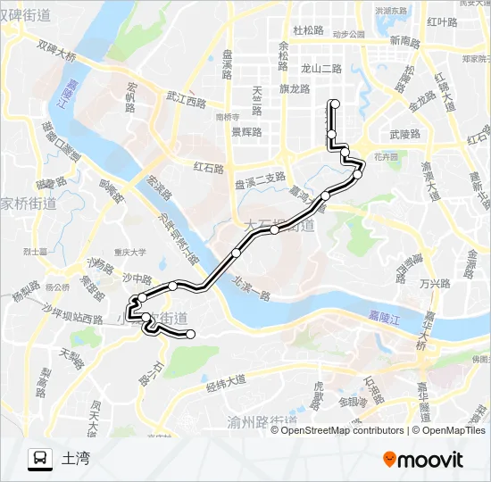 205路 Bus Line Map