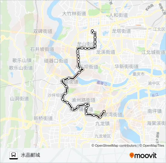 公交231路的线路图