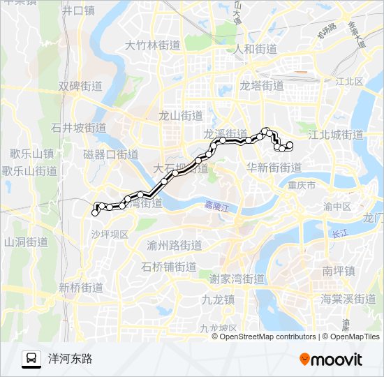 公交270路的线路图