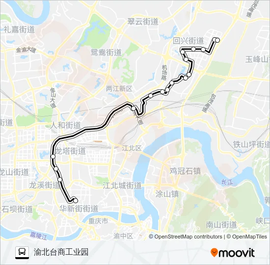 603路 Bus Line Map