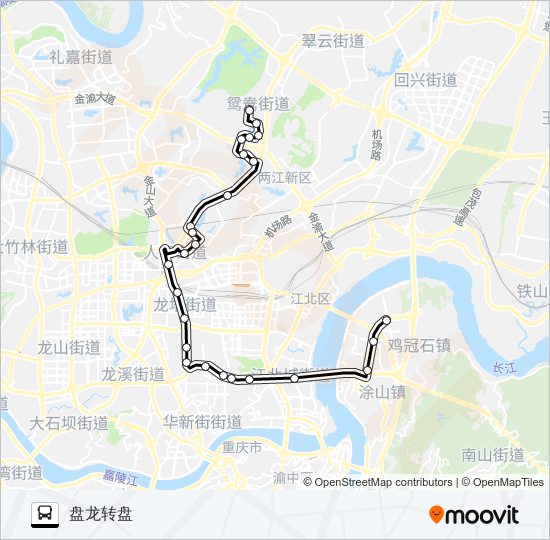 公交607路的线路图