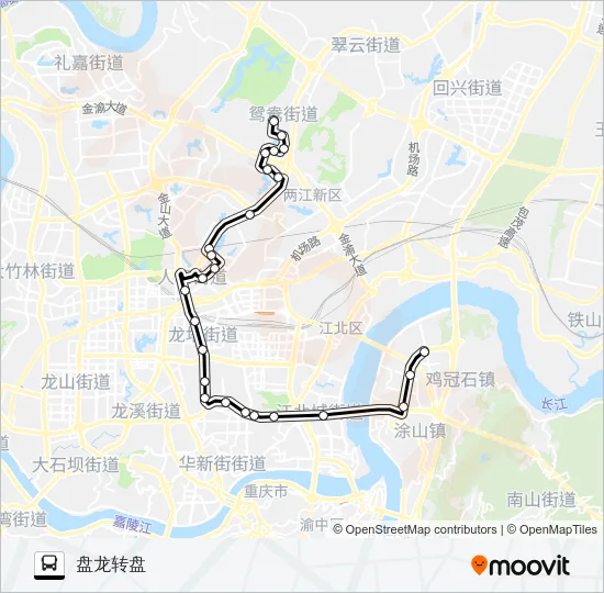 607路 Bus Line Map