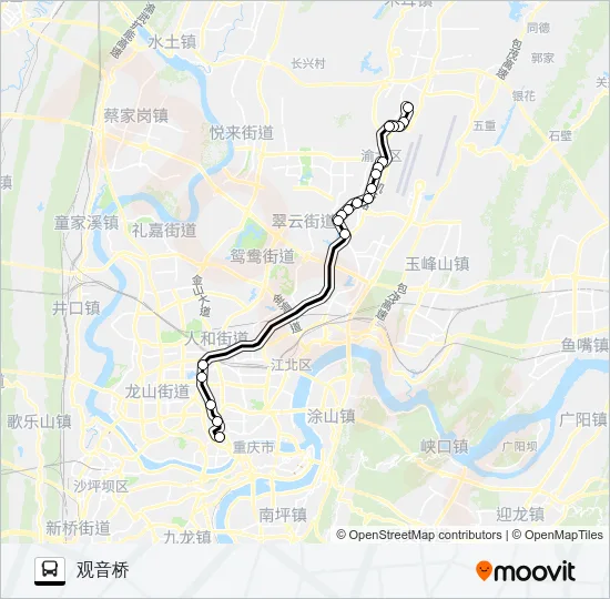 608路 Bus Line Map