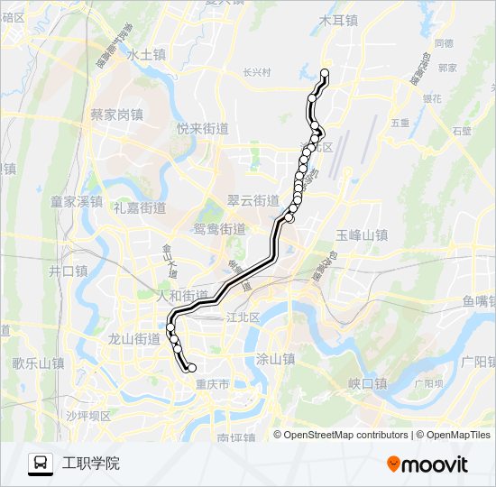 610路 bus Line Map