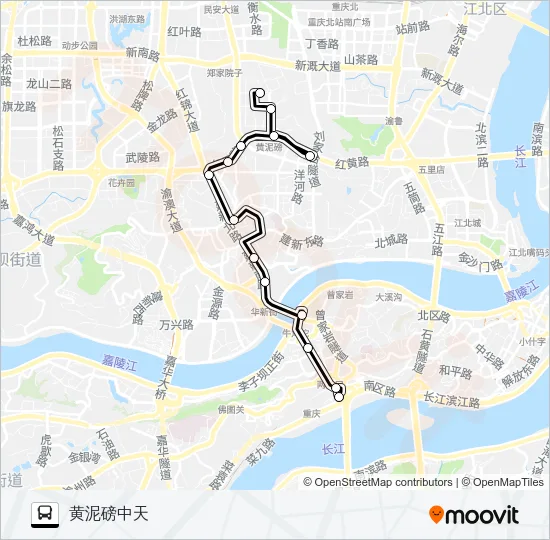611路 Bus Line Map
