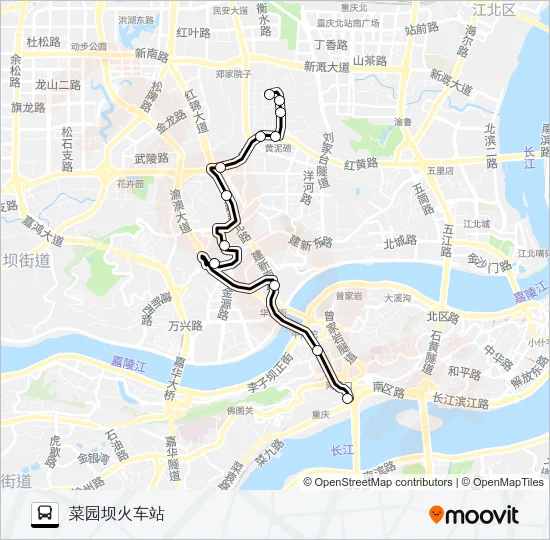 611路 Bus Line Map