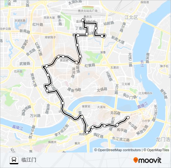 612路 bus Line Map