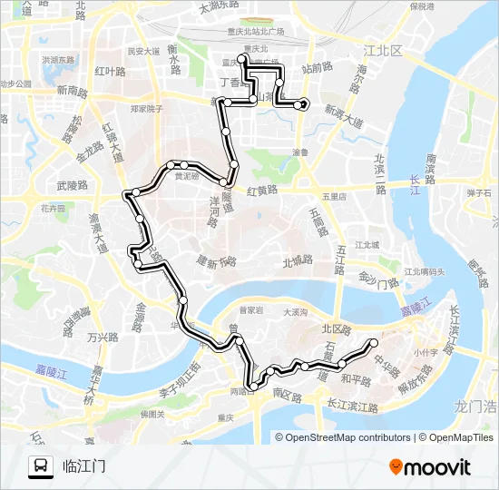 612路 Bus Line Map