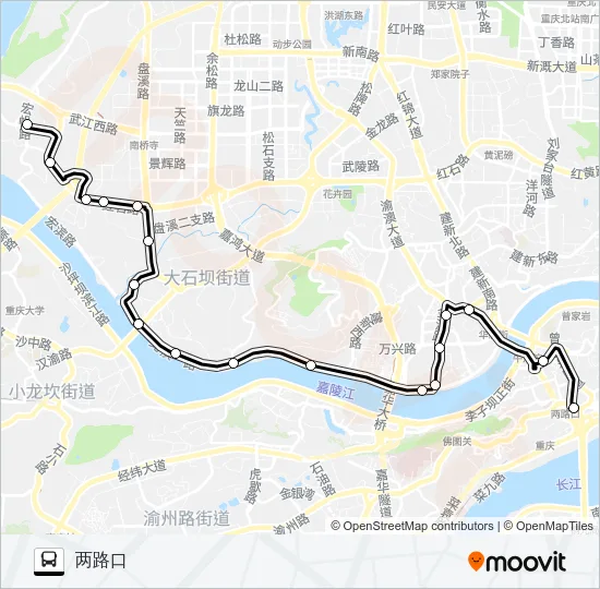 615路 Bus Line Map