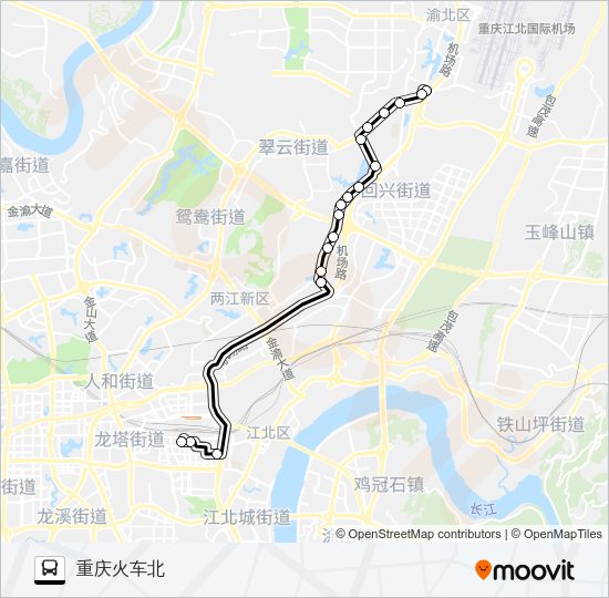公交616路的线路图