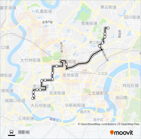 621路 Bus Line Map