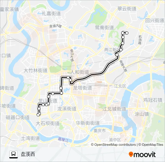 621路 Bus Line Map