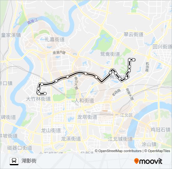 公交625路的线路图