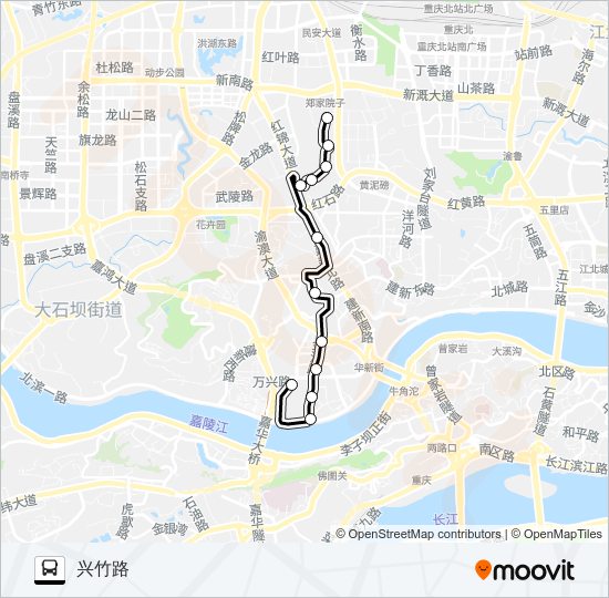 公交630路的线路图