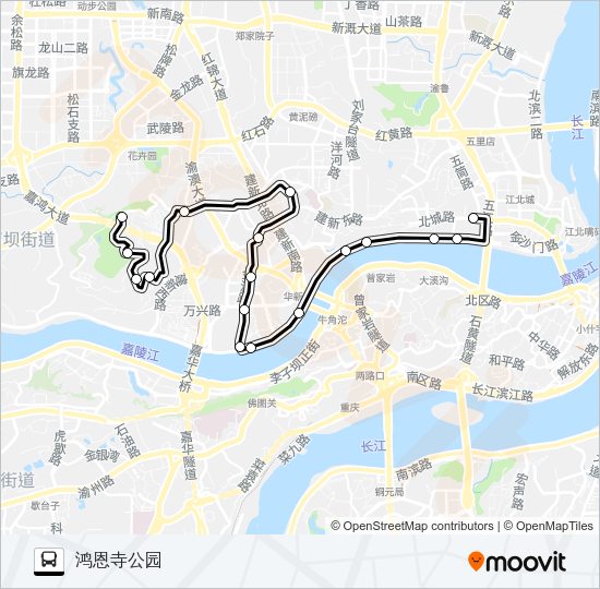 公交631路的线路图