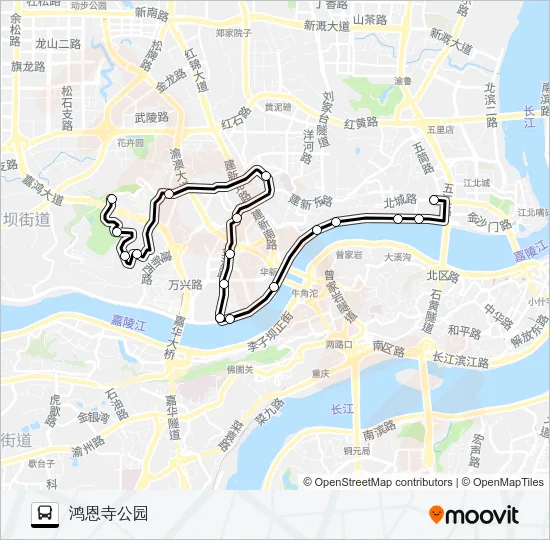 631路 Bus Line Map