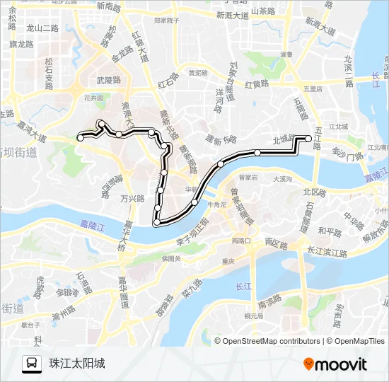 631路 Bus Line Map