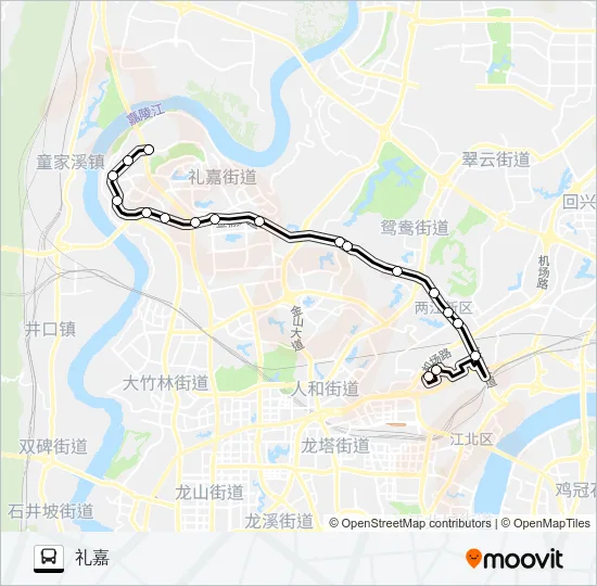 634路 Bus Line Map