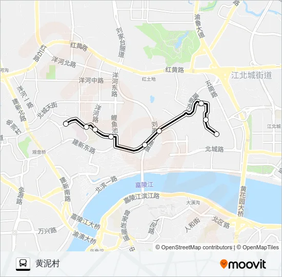 636路 Bus Line Map