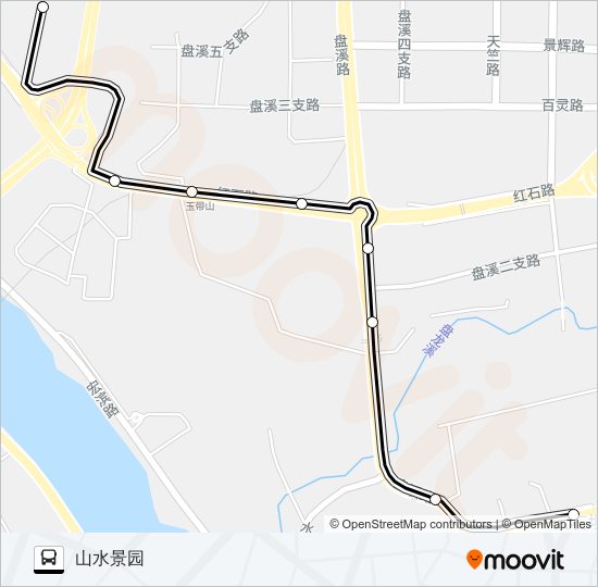 公交640路的线路图